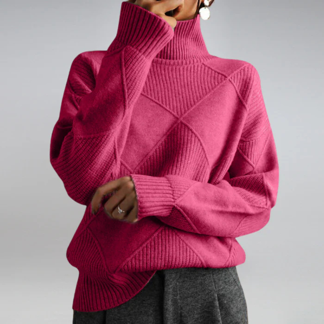 Anne | Pull Col Roulé Luxe