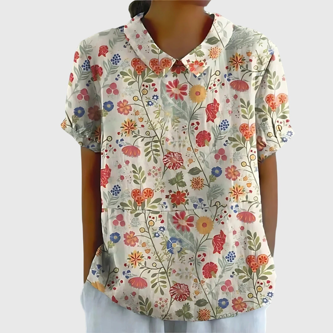 Élise | Blouse Florale